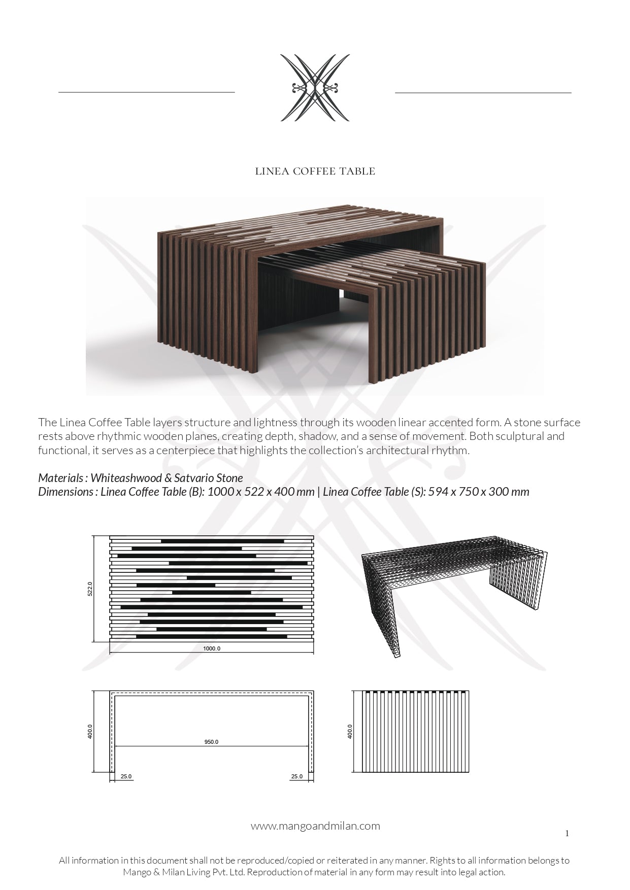 Linea Coffee Table